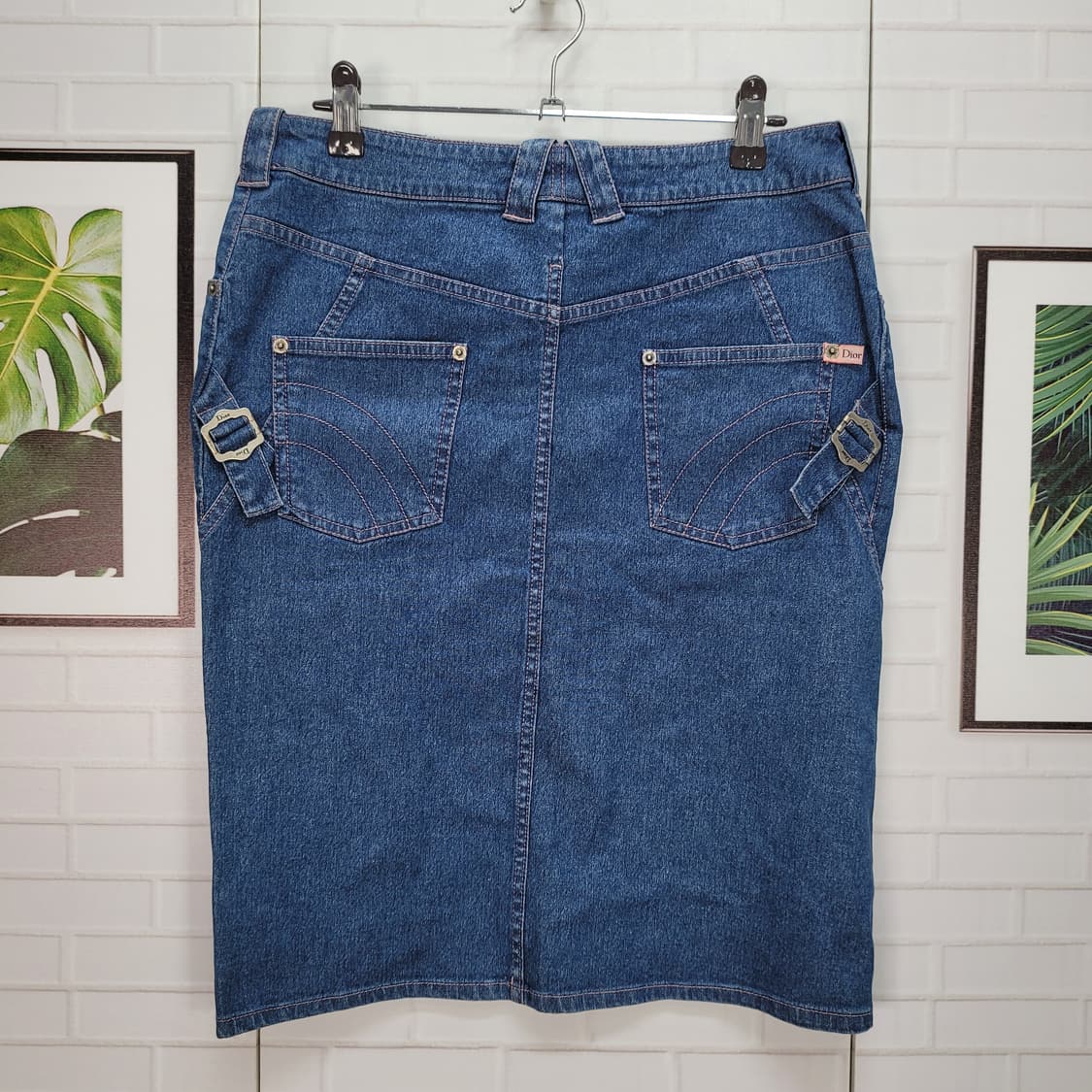 DIOR 크리스찬 디올 데님 스커트 치마 42사이즈 새상품 상품이미지5