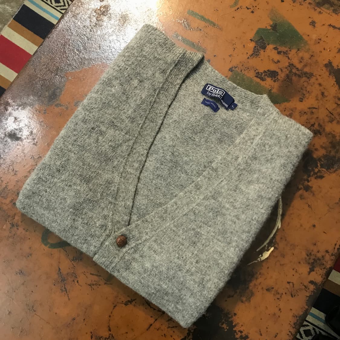 폴로랄프로렌 그레이 울 니트 베스트 남성 105 여성 오버핏 상품이미지1