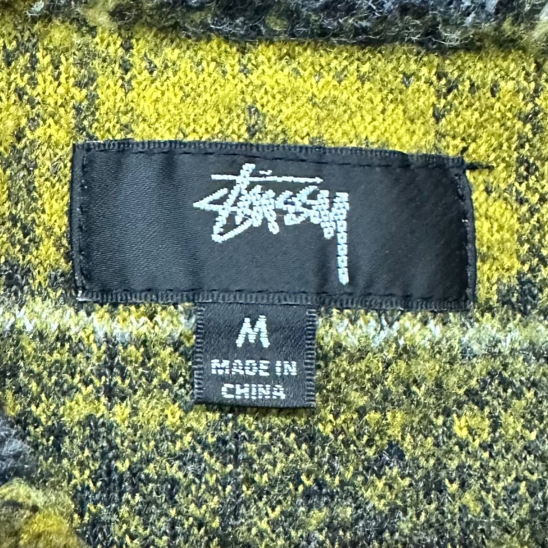 스투시 울 체크 자켓 상품이미지4