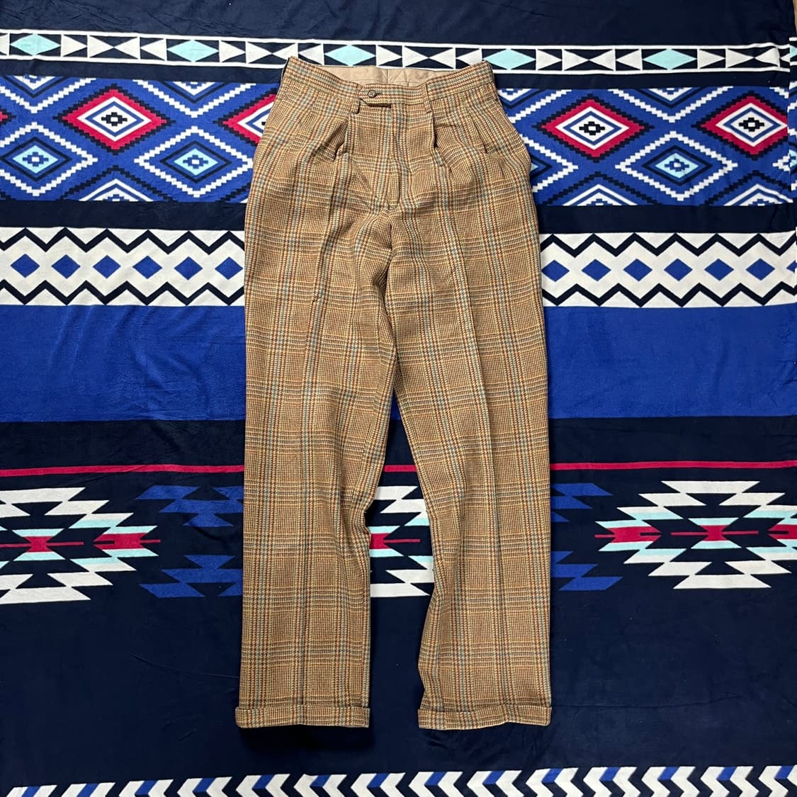 90sDELMARVA 빈티지 체크 카브라 팬츠(실측확인) 상품이미지1