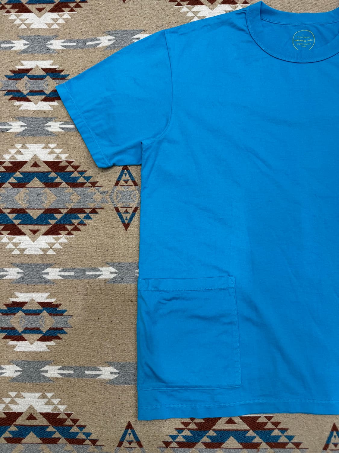 [L] 나나미카 마운틴 오가닉 야마 포켓티 블루  상품이미지4