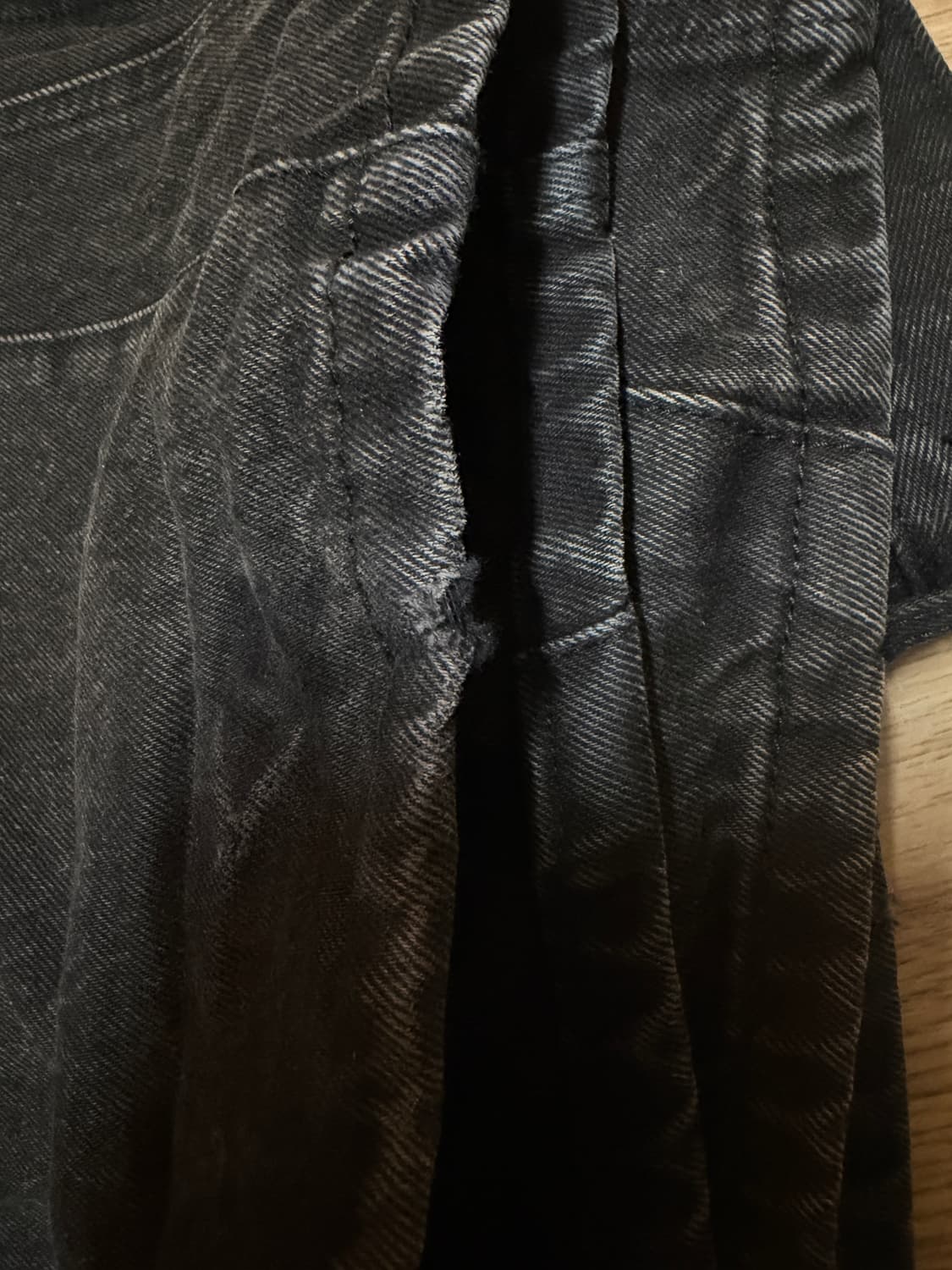 해칭룸 Wide Line Jeans Dusty Black 3사이즈 상품이미지4