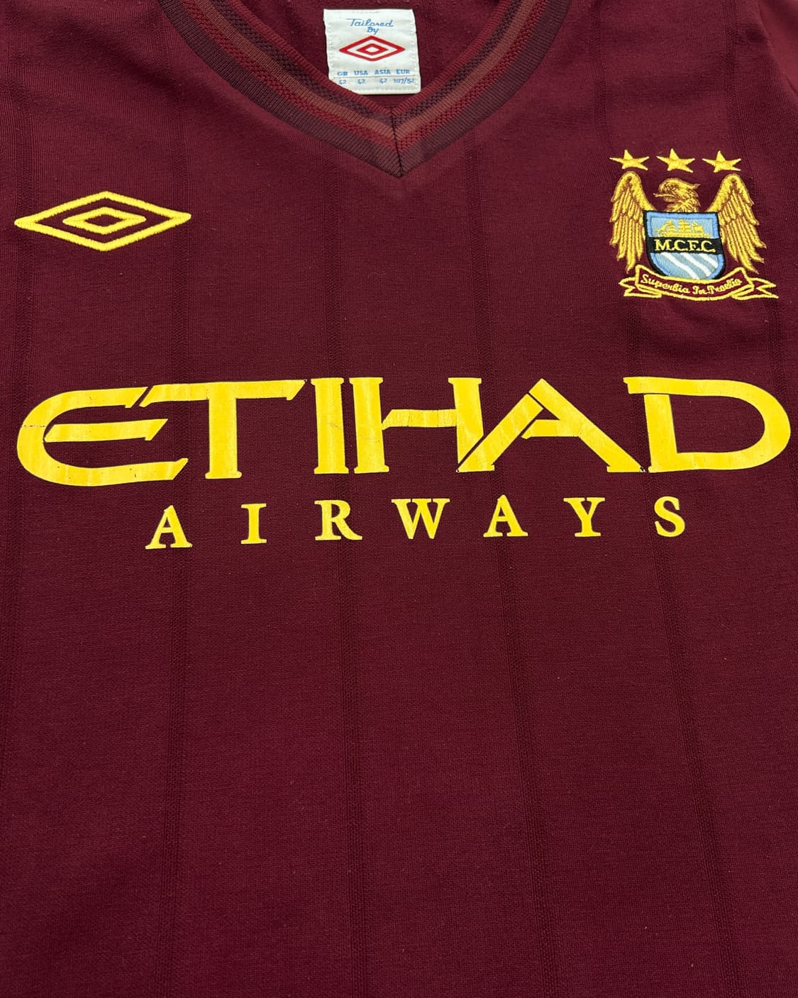 엄브로 12-13 맨체스터 시티 어웨이 리그킷 아구에로 상품이미지7