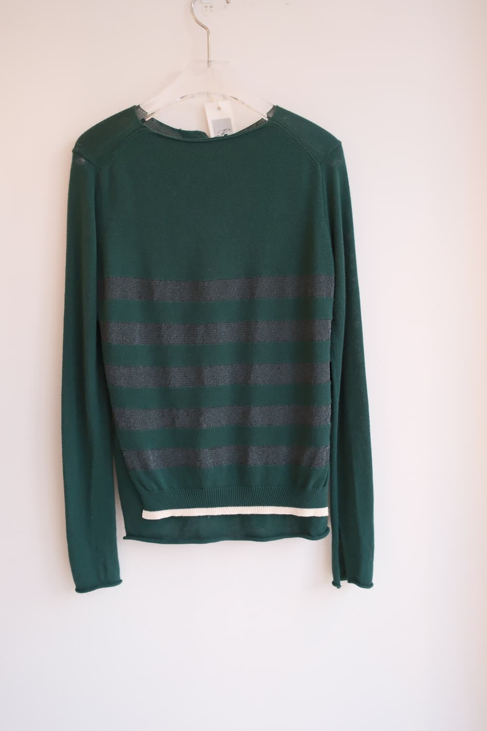 Green glitter stripe layered cardigan 상품이미지7