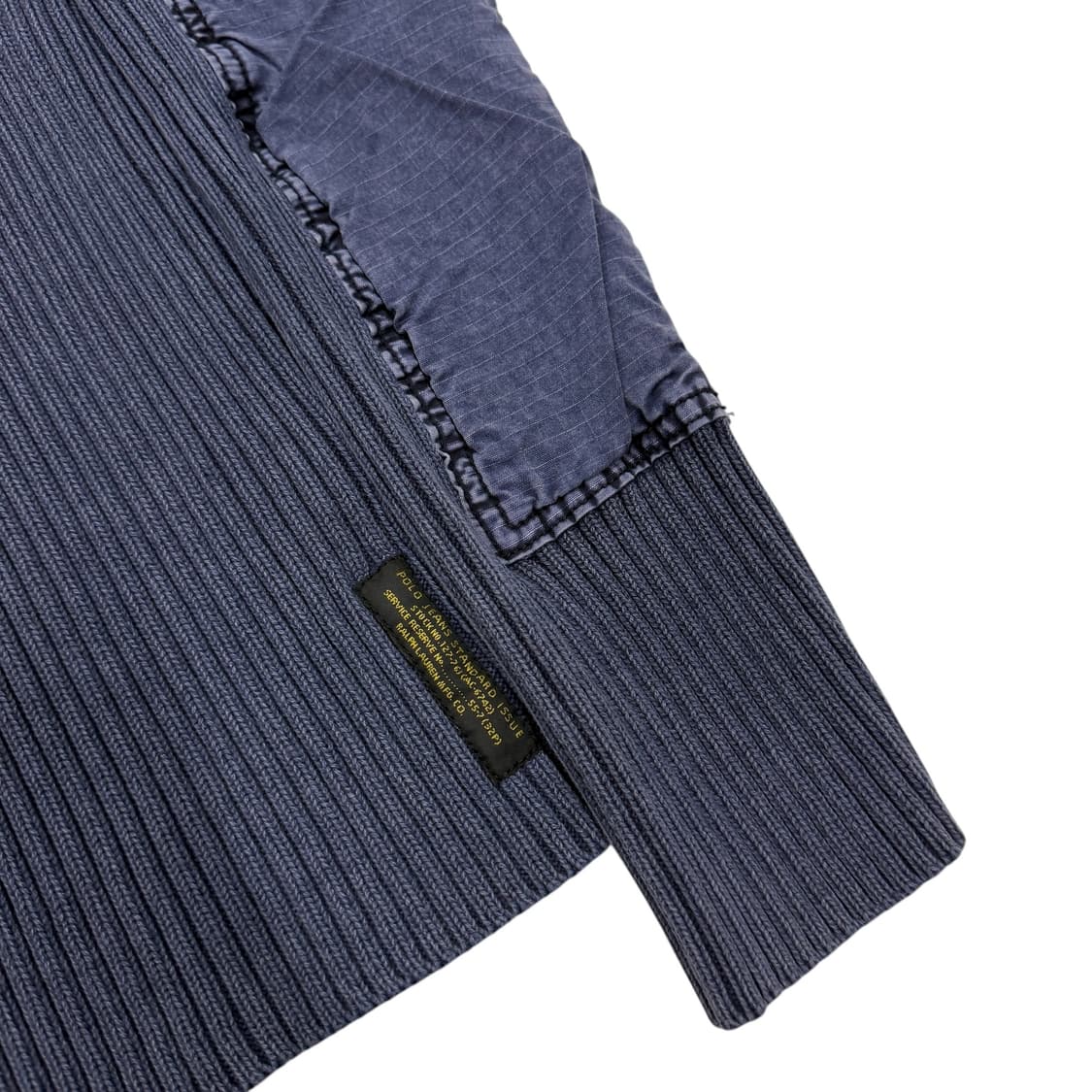 폴로 진스 빈티지 가먼트다이트 코만토 와플 니트 네이비 M 상품이미지3