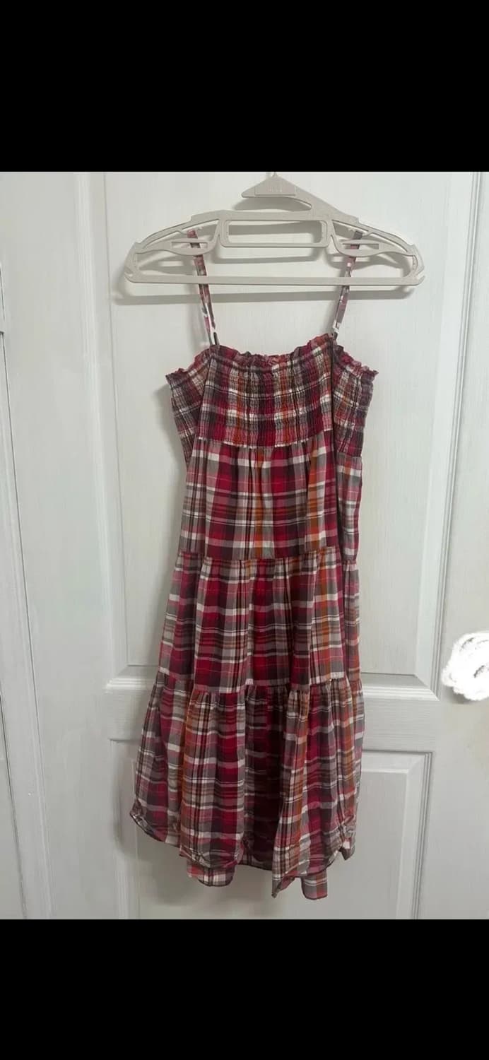 모리걸 체크 원피스 & 요시토모 나라 미니 에코백 세트 상품이미지2