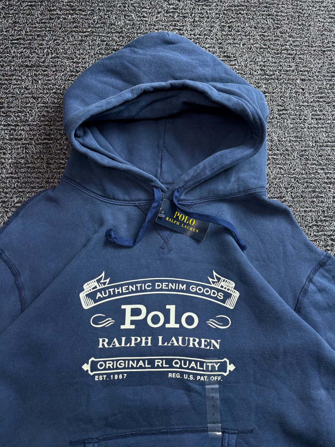 폴로 랄프로렌 데드스탁 센터 빅로고 후디 3075 상품이미지1