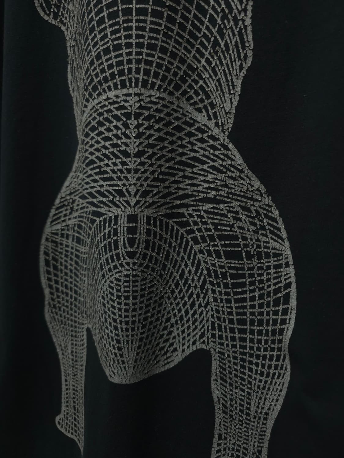 라이프워크 빅 로고 그래픽 반팔 티셔츠 블랙(100) 상품이미지8