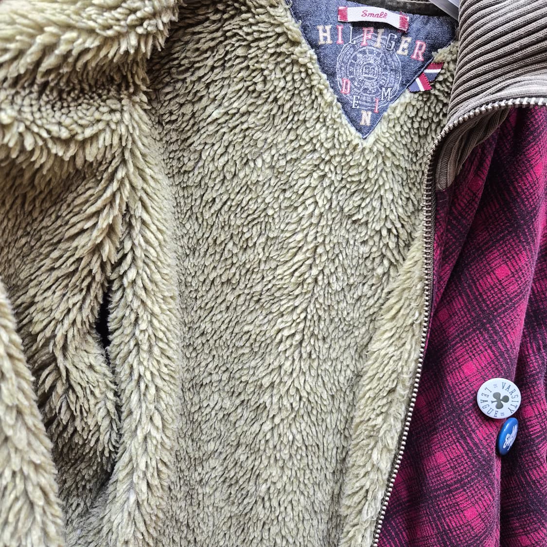 타미힐피거 체크 플리스 자켓 상품이미지4