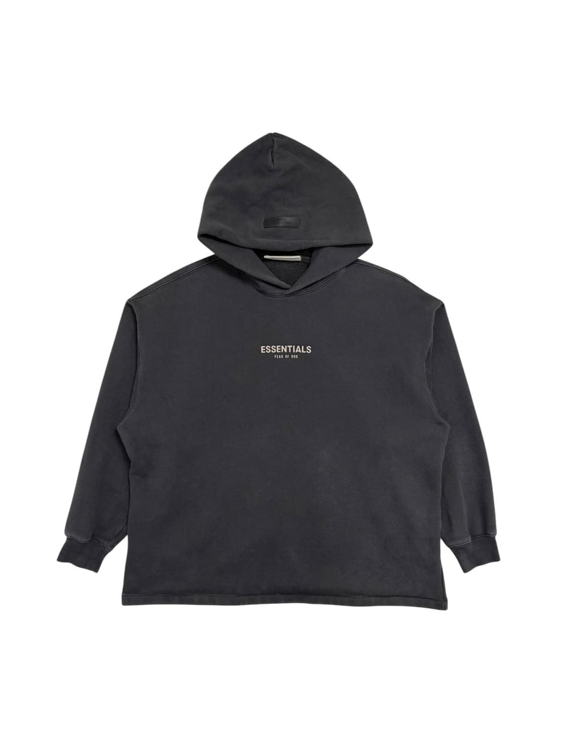 에센셜 후드티 다크그레이 상품이미지1