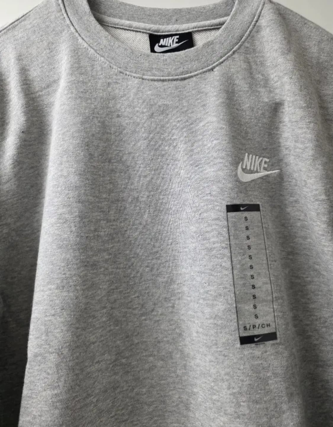 나이키 쭈리맨투맨 s 그레이 상품이미지2
