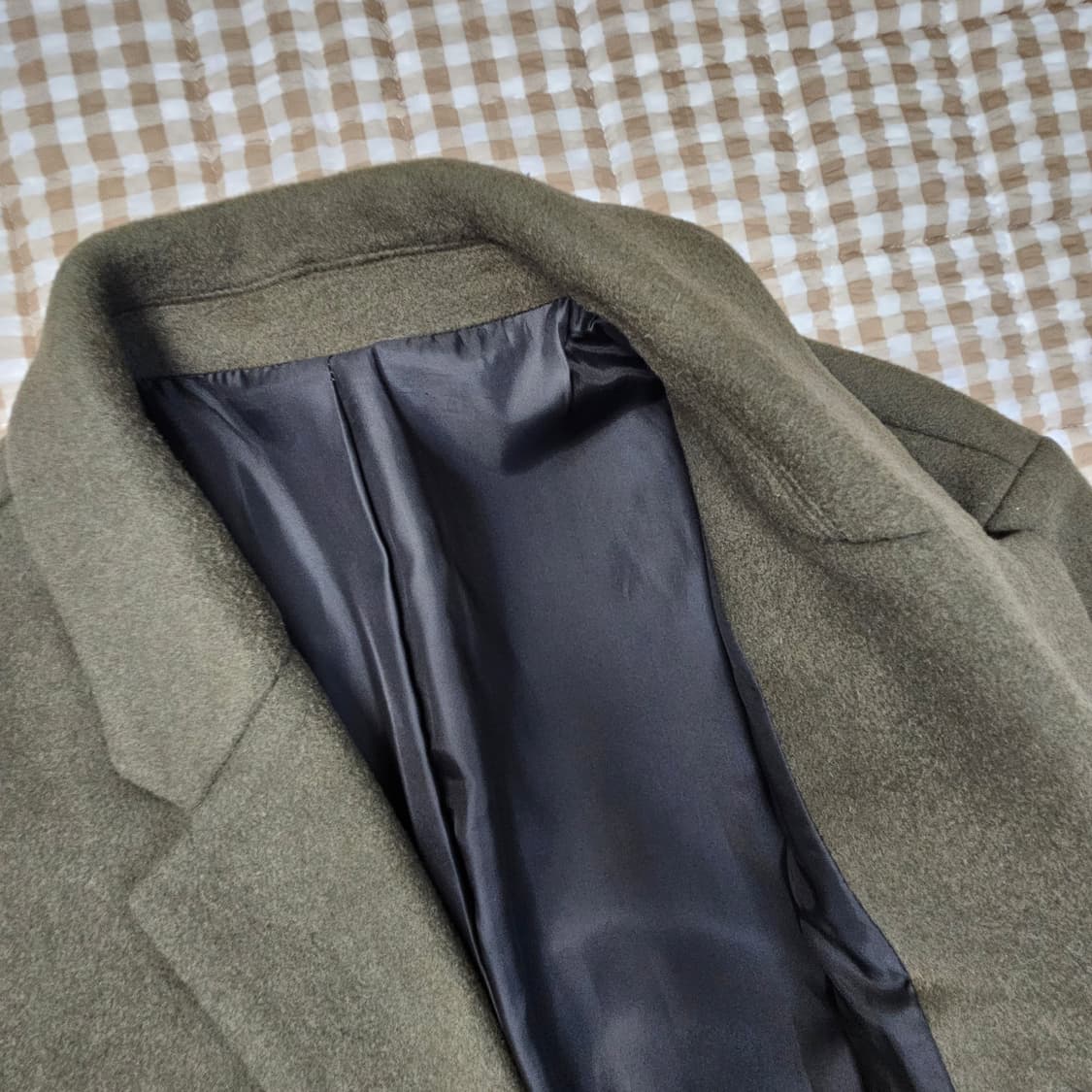 마인드브리지 울 캐시미어 롱코트 남자100 상품이미지7