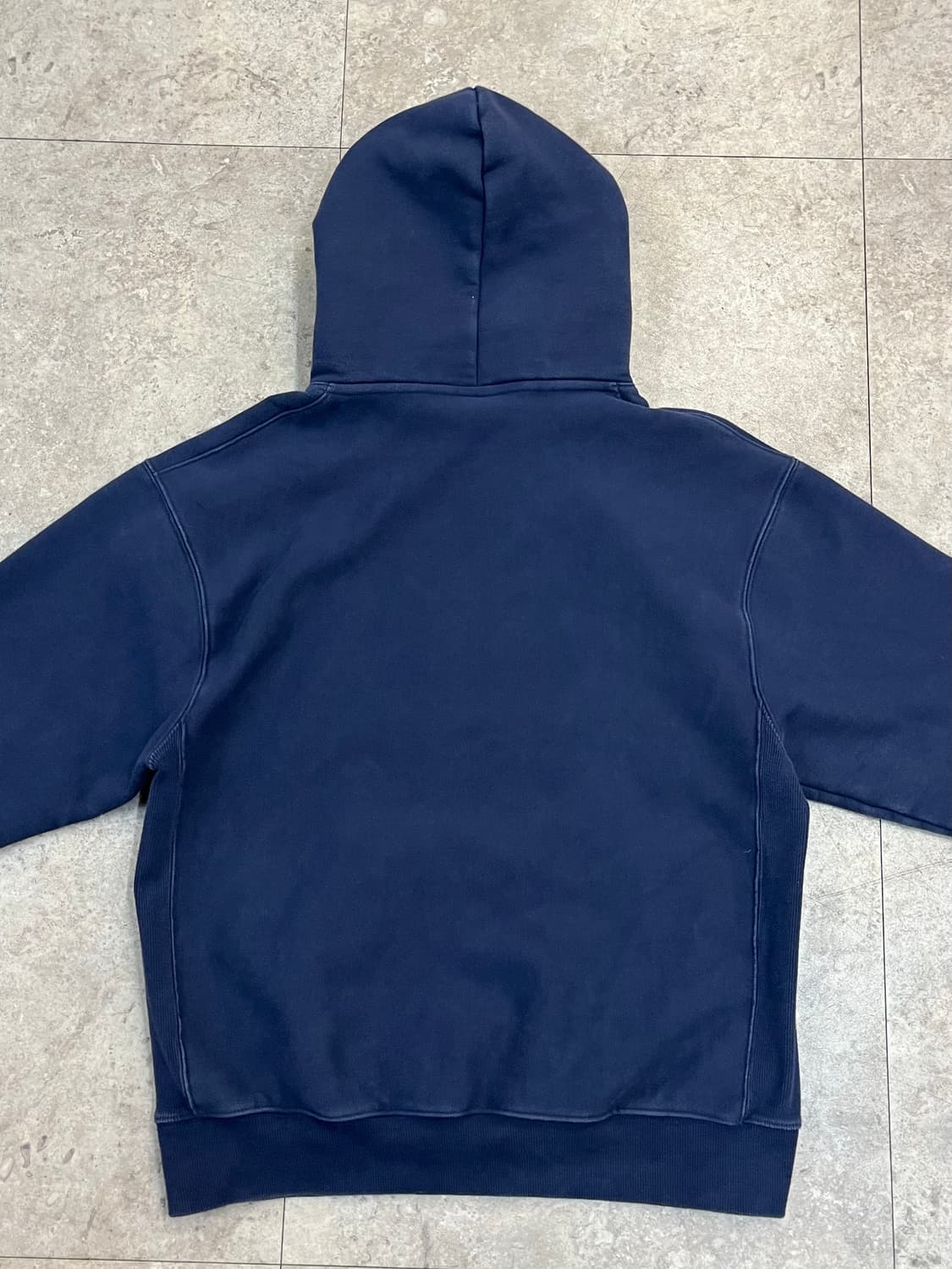 리 기모 후드티 네이비 S #csz3061 상품이미지9