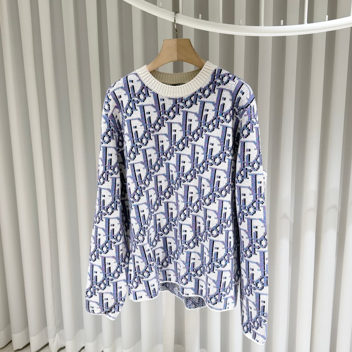 (S+/XL) / 디올 오블리크  스투시 니트 상품이미지2