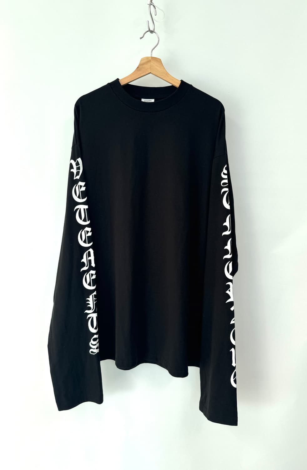 VETEMENTS 베트멍 SS2016 레터링 블랙 긴팔 티셔츠 M 상품이미지1