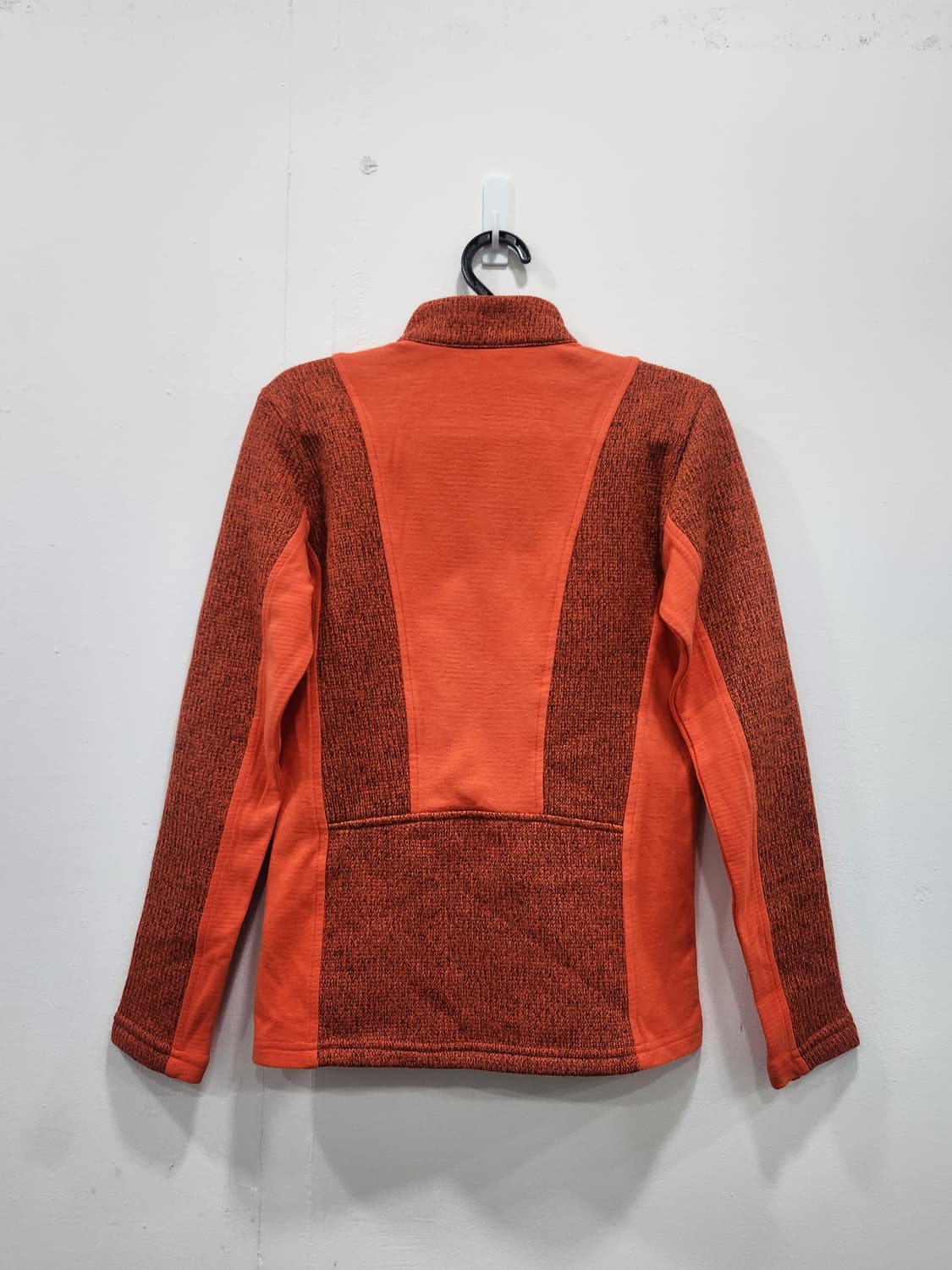 K2 여성 버티컬 짚티 오렌지색 하프넥 티셔츠 여성 90사이즈 상품이미지3