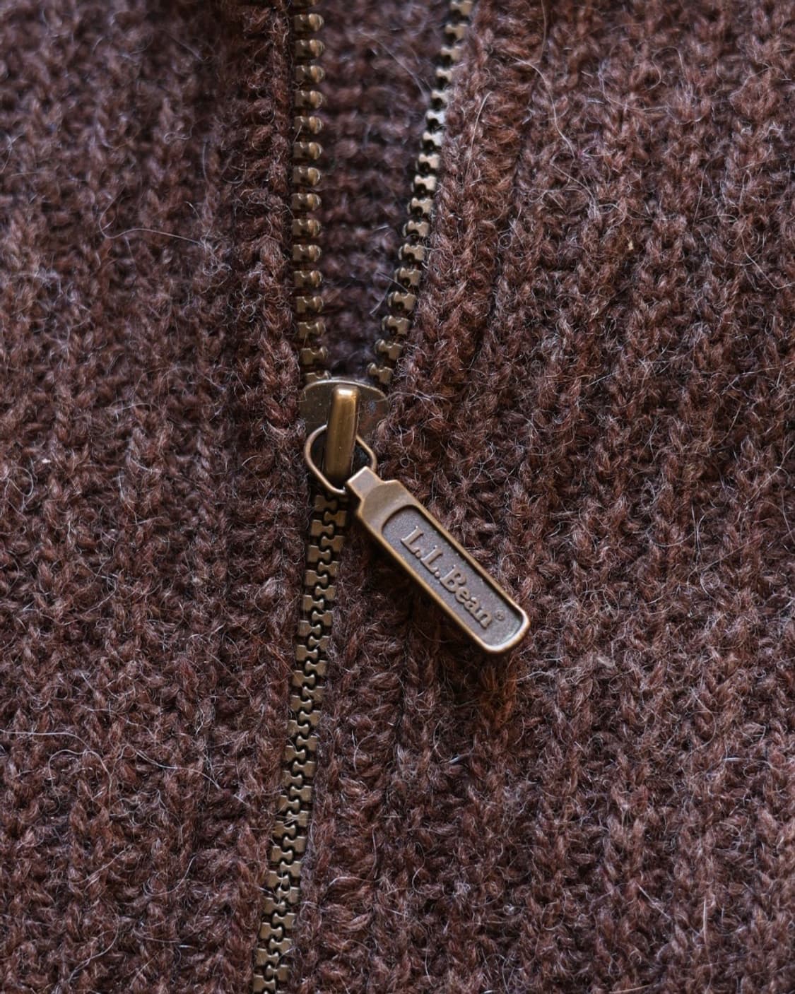 엘엘빈 80s 알파카 울 드라이버 풀 집업 니트 가디건 상품이미지4