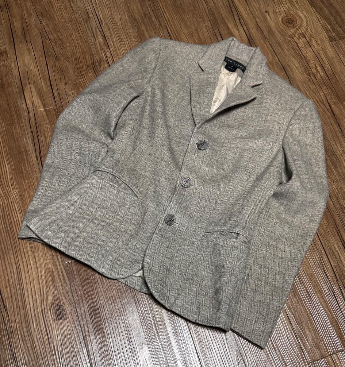 [XS] 랄프로렌 블랙 라벨 US 2사이즈 캐시미어 빈티지 블레이저 상품이미지1