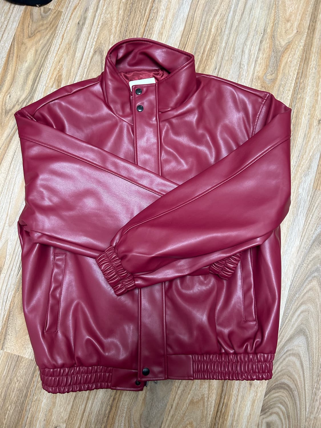 qt8 garments 레더 자켓 상품이미지4