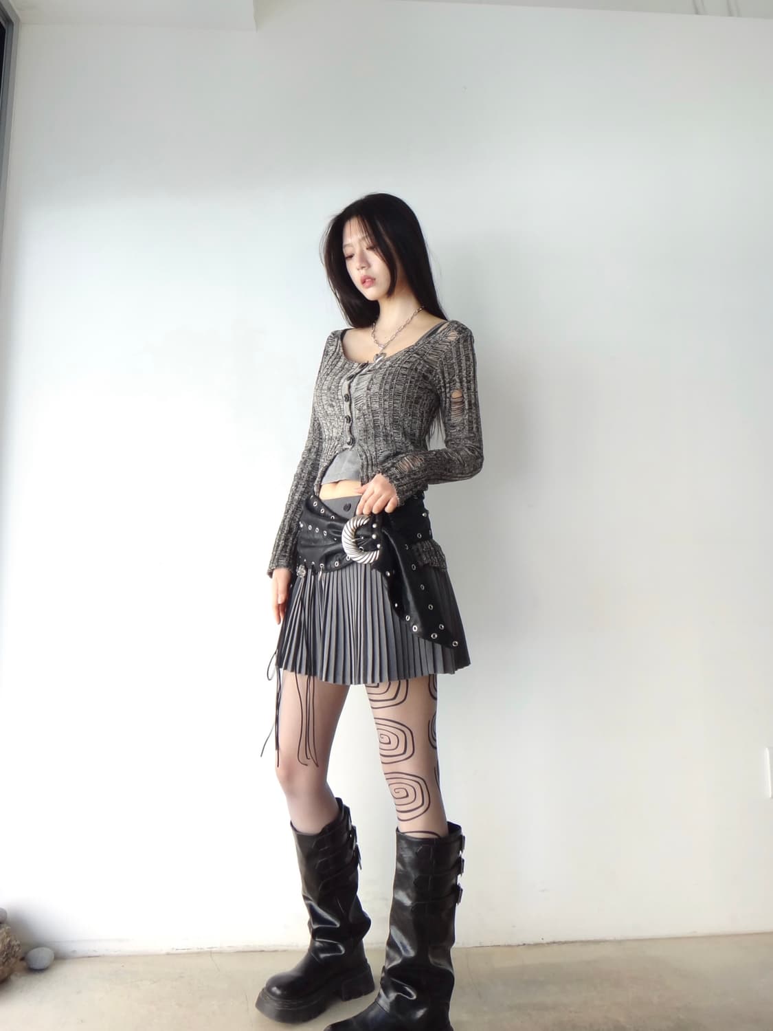 Wide hunt multy strap belt  상품이미지3