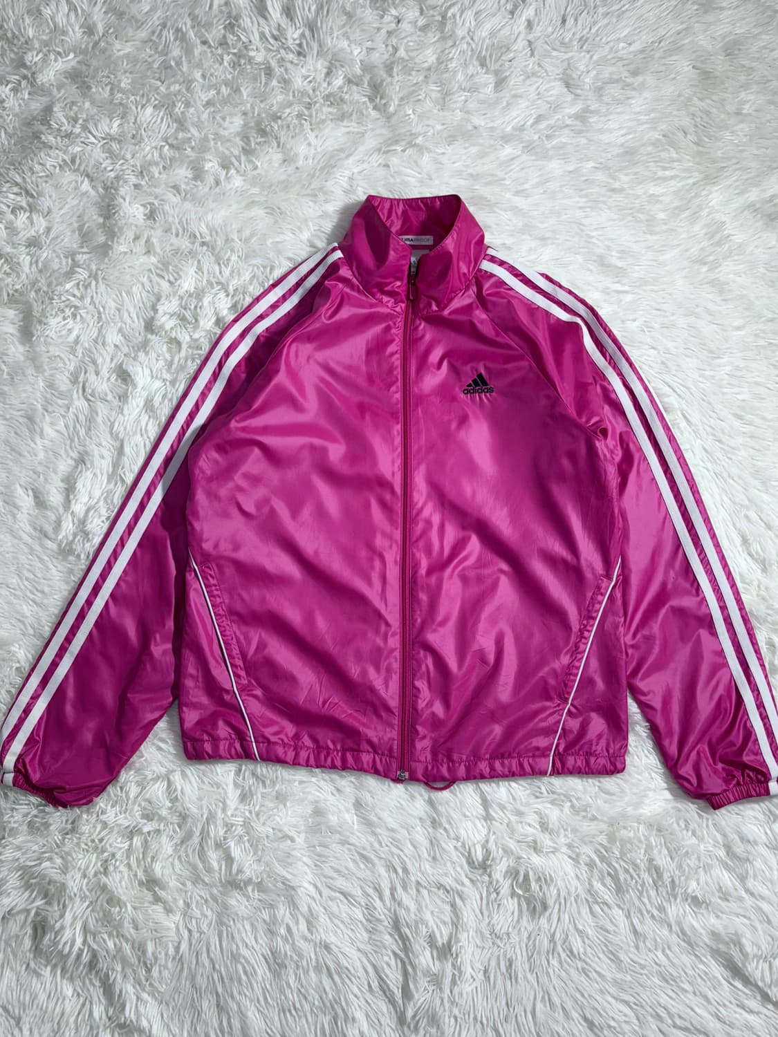 아디다스 핫핑크 삼선 바람막이  상품이미지3