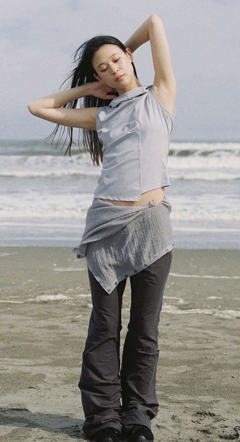 미세키서울 슬리브리스 원피스 상품이미지2