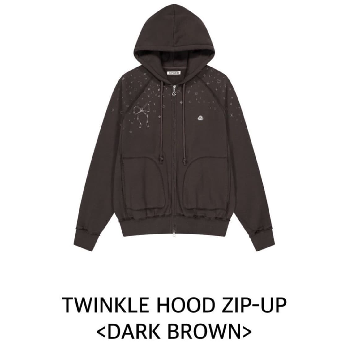 코이세이오 트윙클 후드집업 상품이미지1