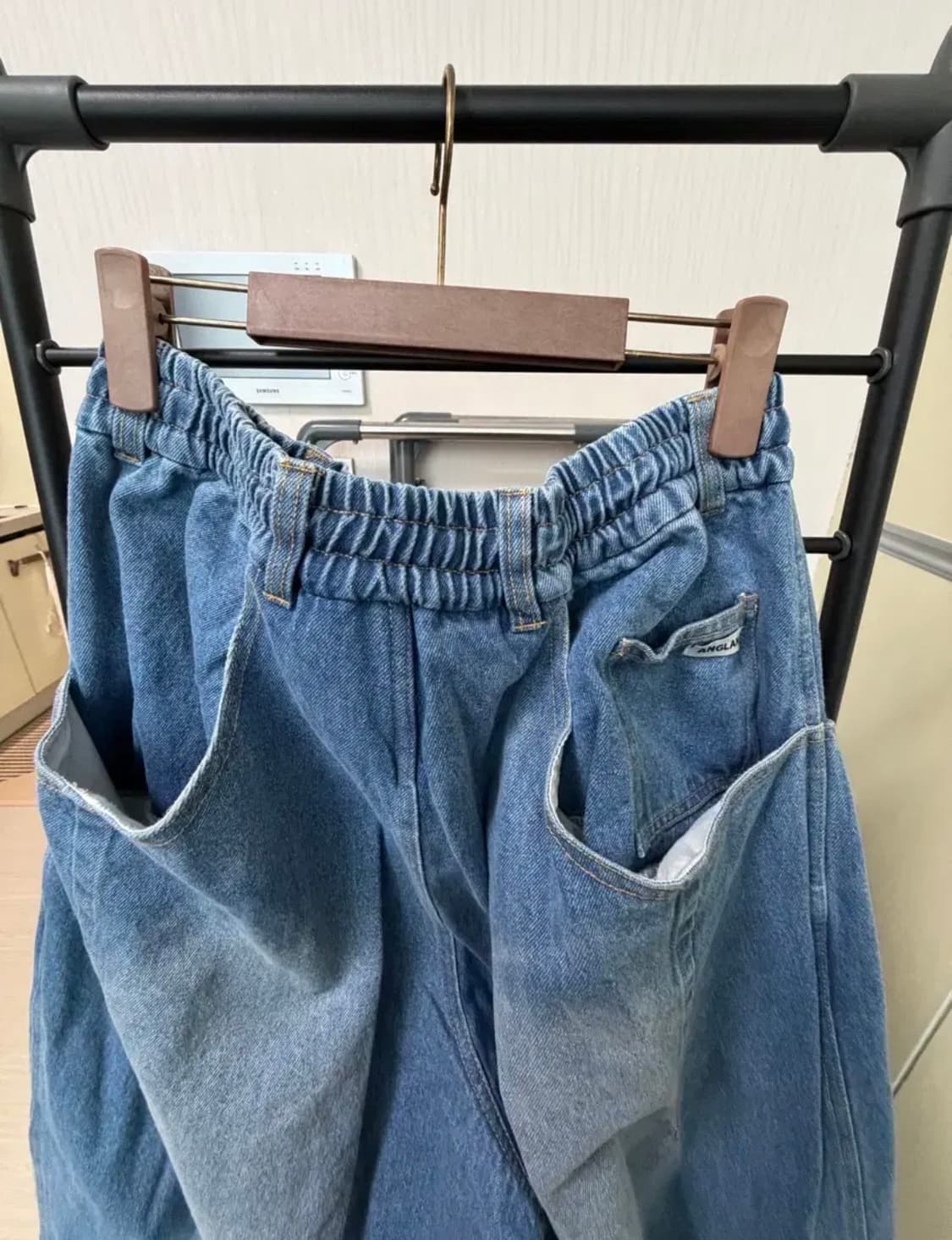 앵글런 반전 데님 벌룬팬츠 상품이미지5