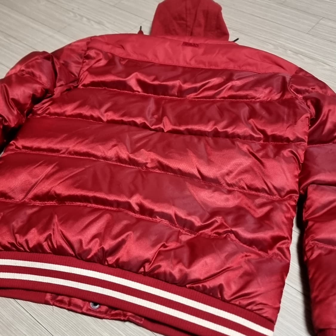 MLB 레드삭스 야구 점퍼 패딩 후드 레드(105) 상품이미지6