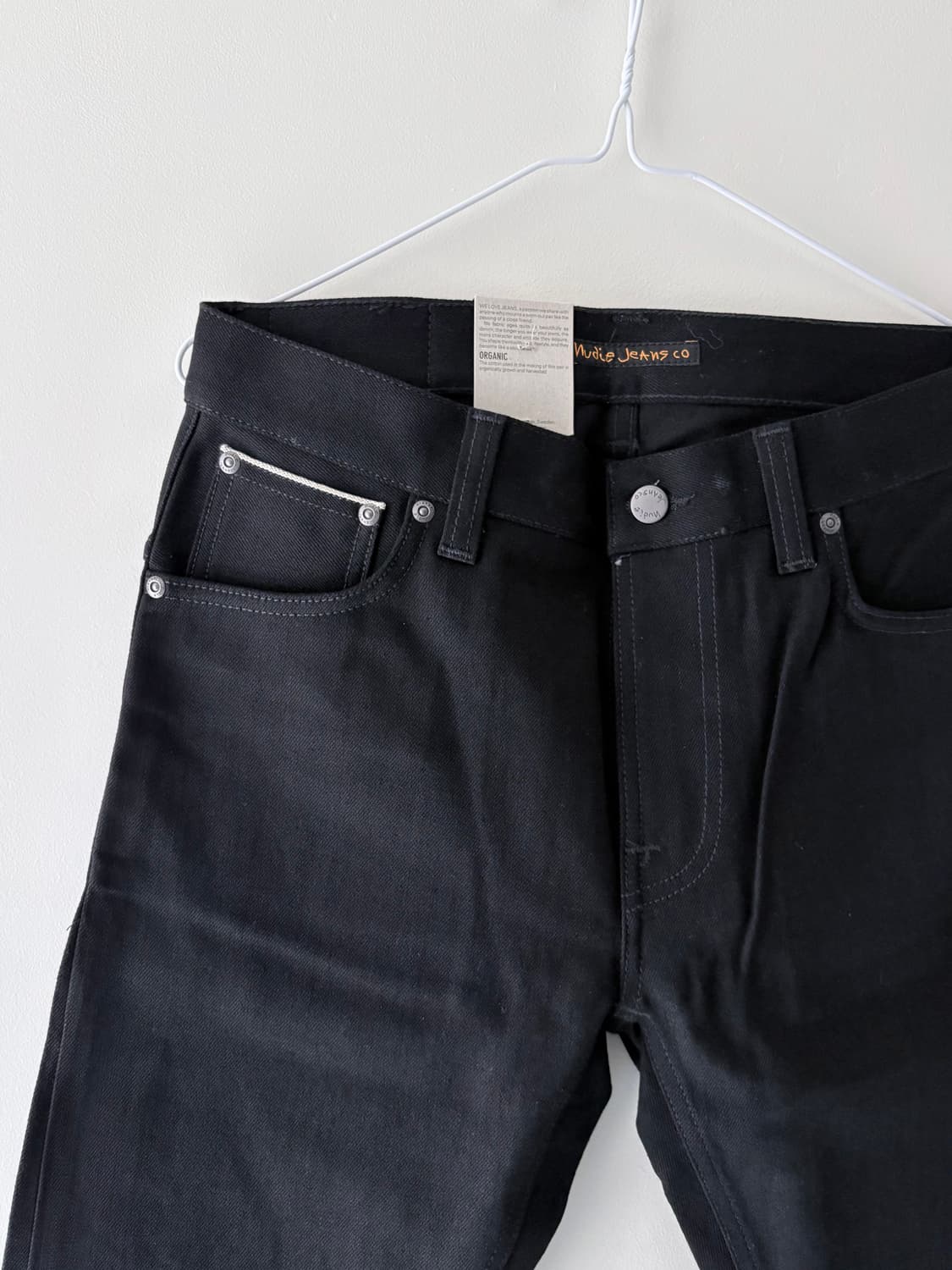 누디진 씬핀 드라이 블랙컴포트 셀비지(31*30사이즈) 새상품 상품이미지3