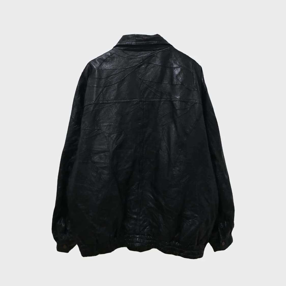 빈티지 패치워크 레더 가죽 자켓 62458 상품이미지2