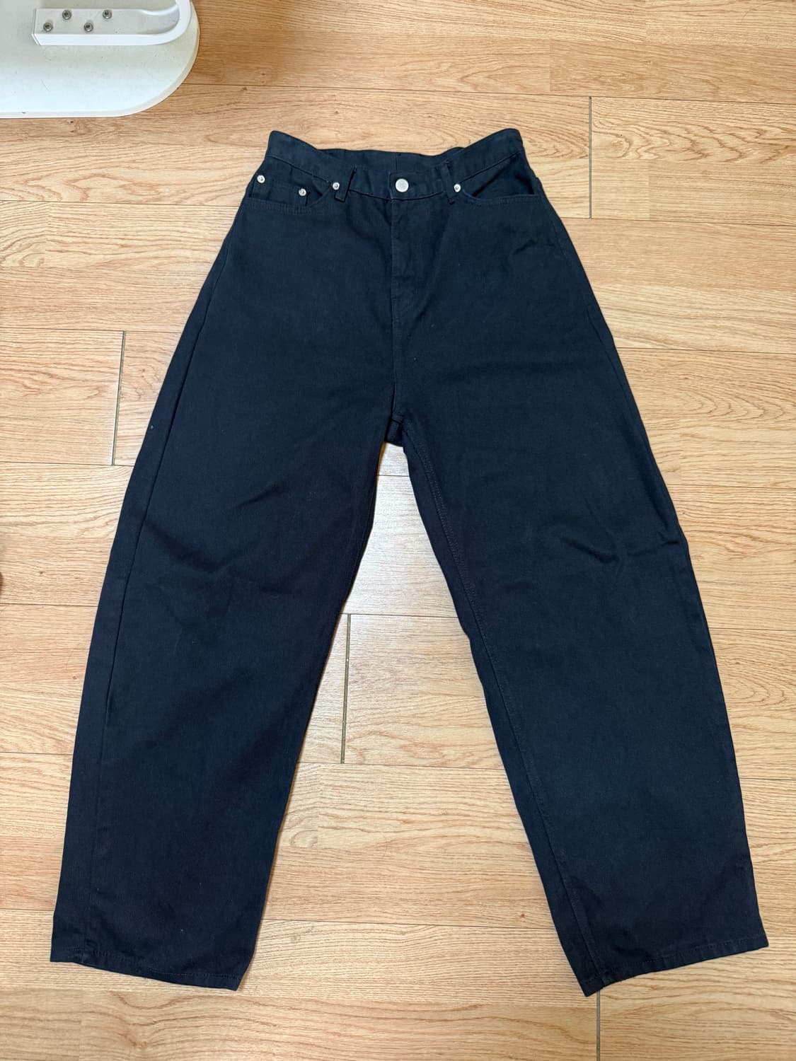 (28~30size) 와이드핏 네이비 데님팬츠 상품이미지1