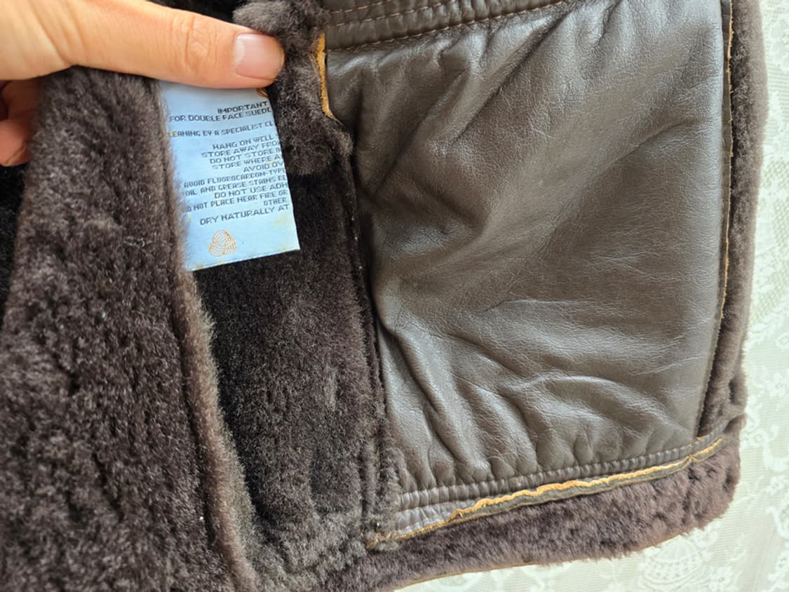 90s 나이츠 뉴질랜드 핸드메이드 무스탕 상품이미지6