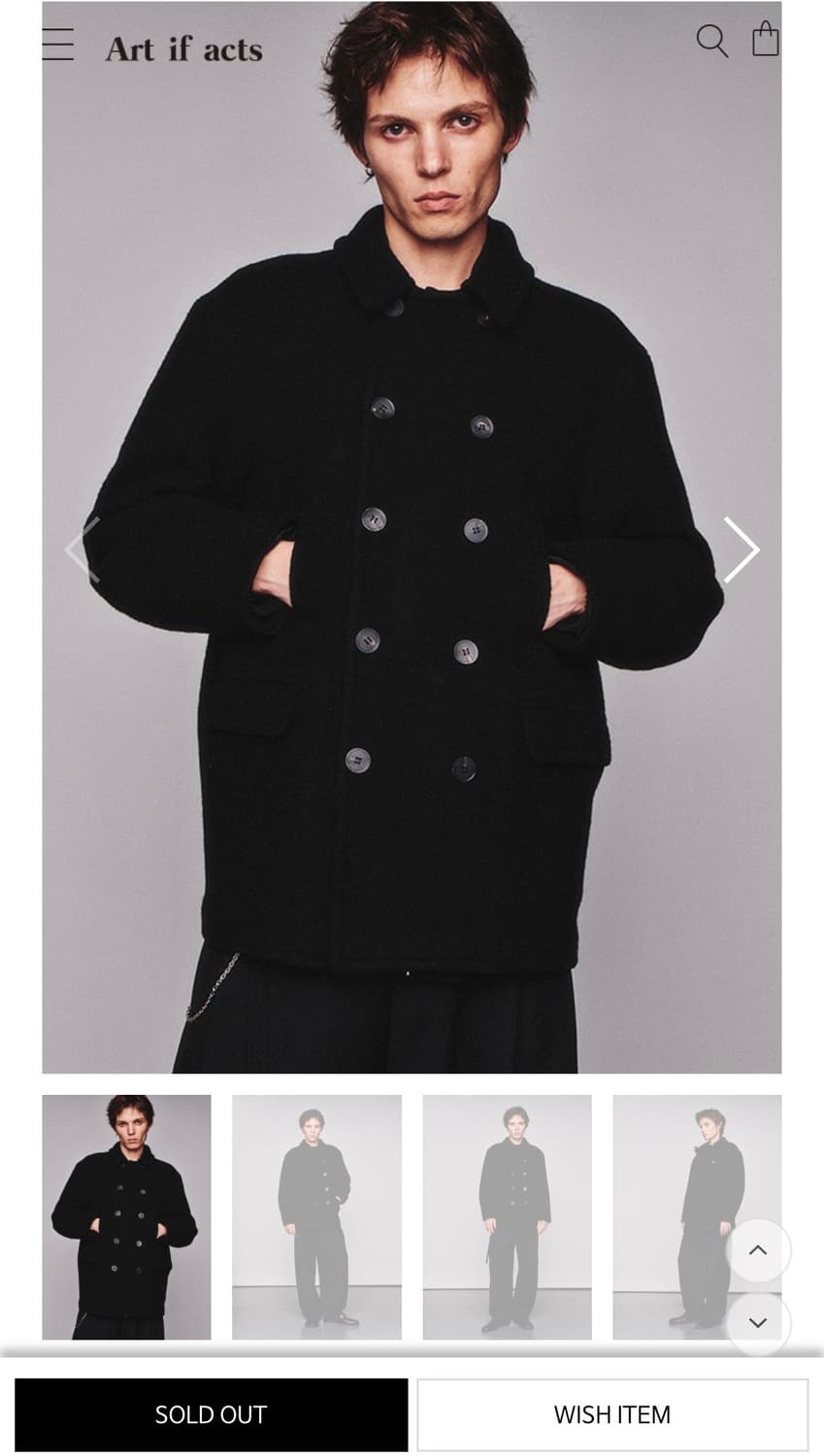 art if acts 코트 상품이미지1