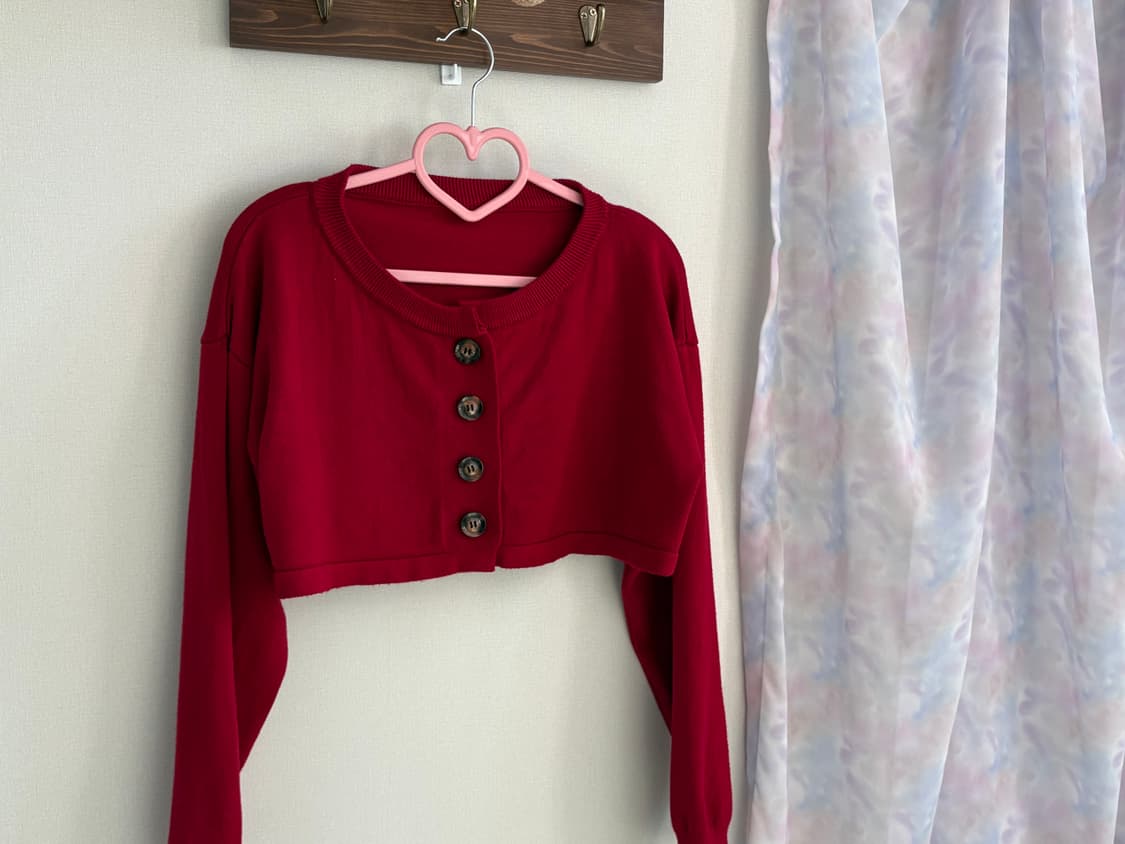 레드 카디건 상품이미지2