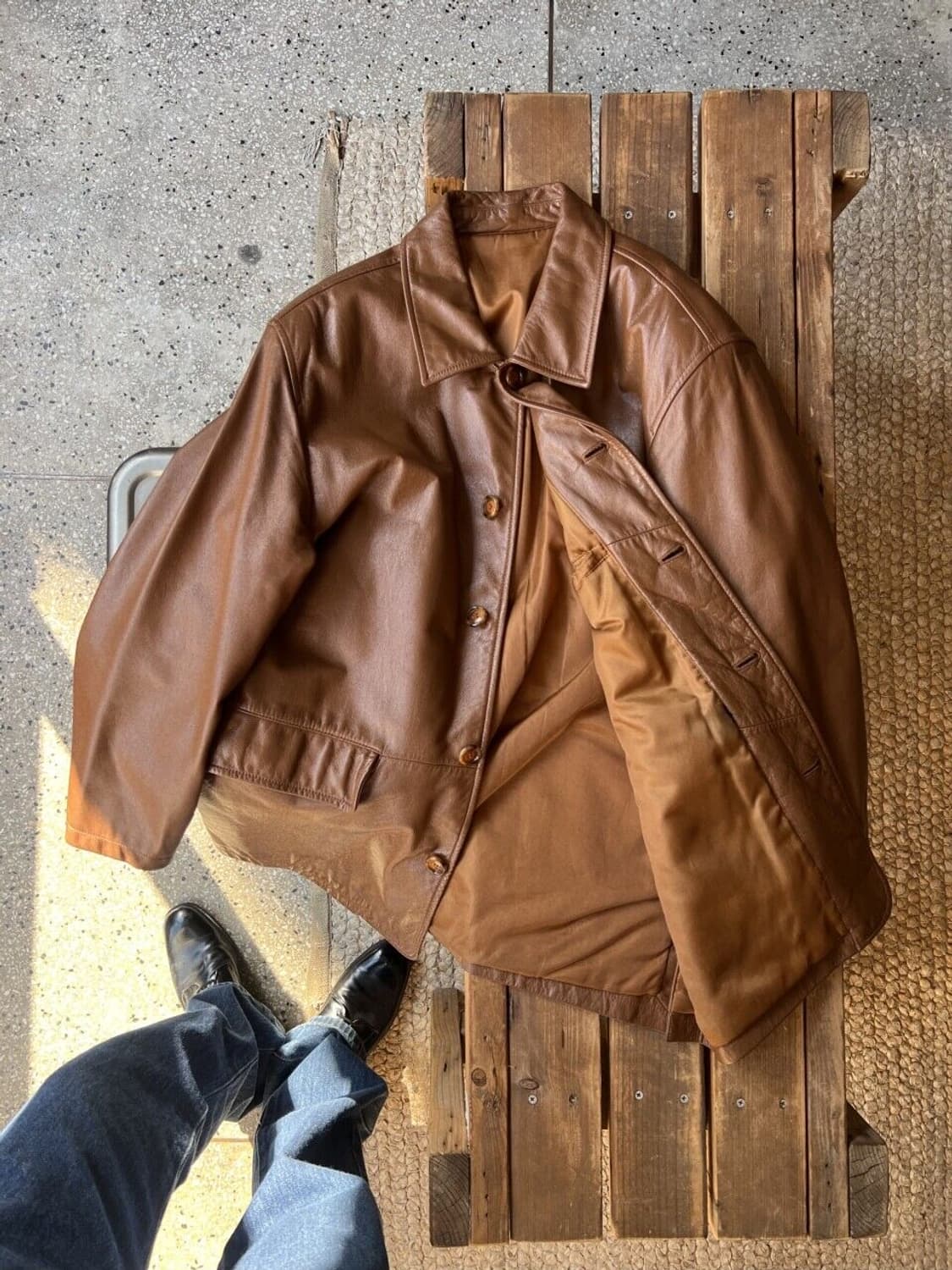 Cow Leather jacket 상품이미지3