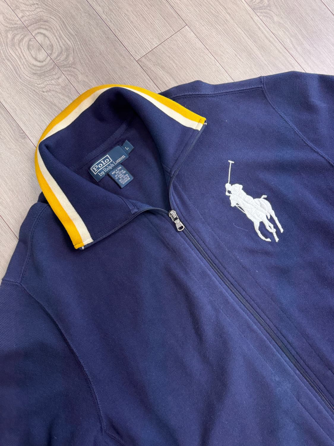 폴로 랄프로렌 빅포니 네이비 코튼 집업 상품이미지6