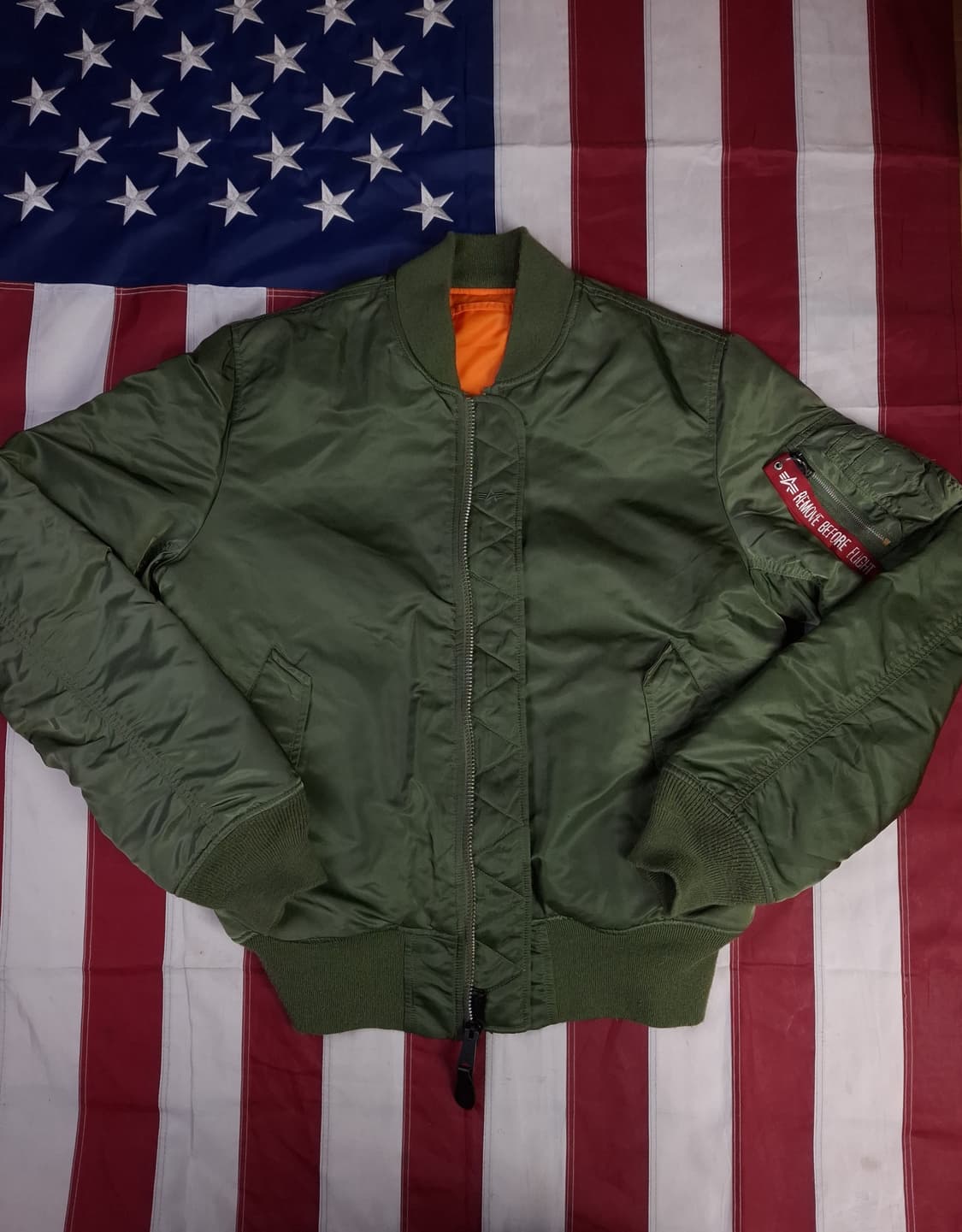 오리지날 미공군 민수용 MA-1 항공자켓 상품이미지2