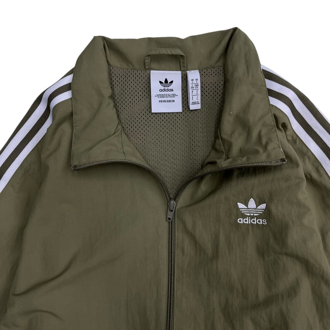 아디다스 화이트라인 뮤트카키 아노락 L 상품이미지4