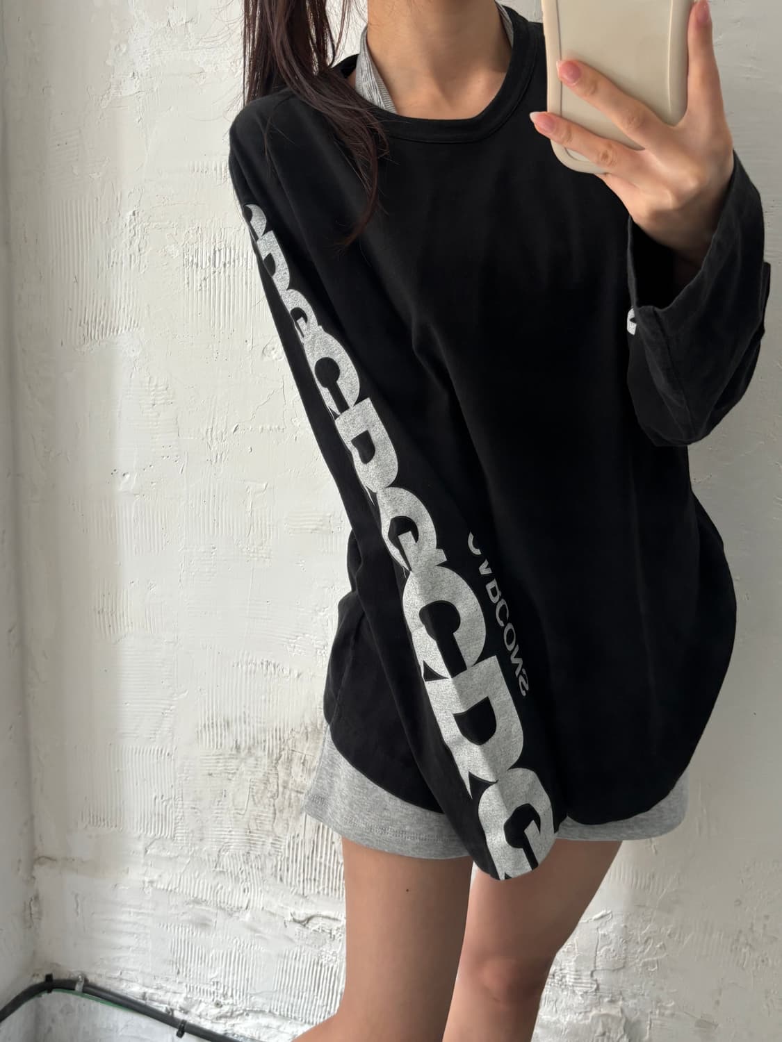 Comme des Garçons 꼼데가르송 CDG 로고 프린팅 롱 슬리브 상품이미지2