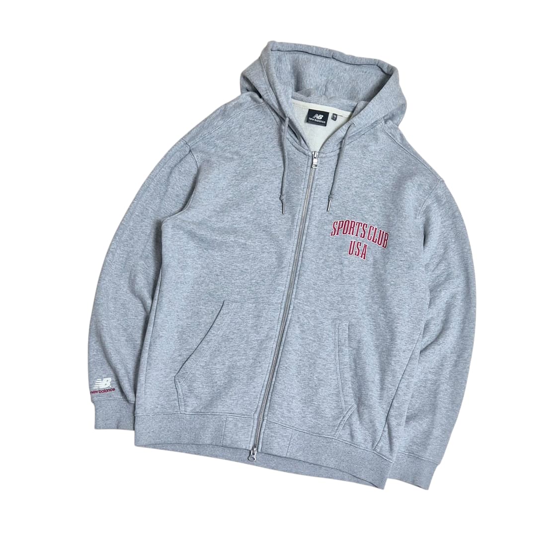 뉴발란스 스포츠클럽 투웨이 후드집업 상품이미지1