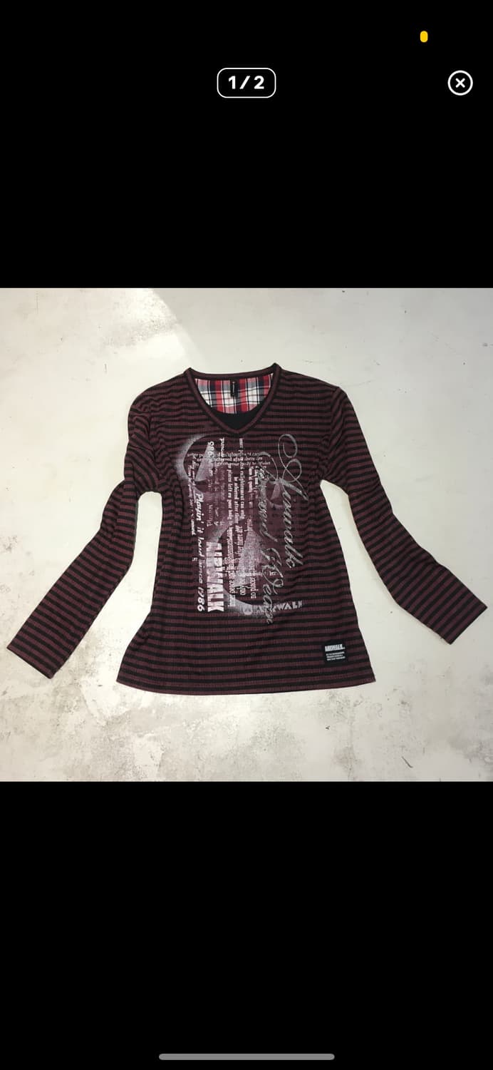 에어워크 스트라이프 롱슬리브 상품이미지2