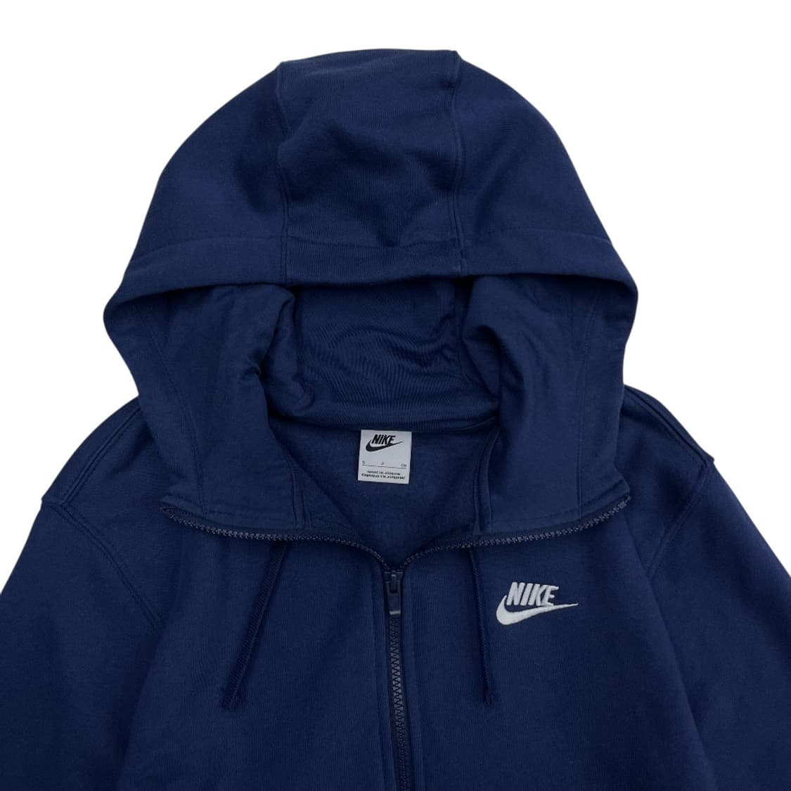 나이키 미니로고 네이비 후드집업 S 상품이미지6