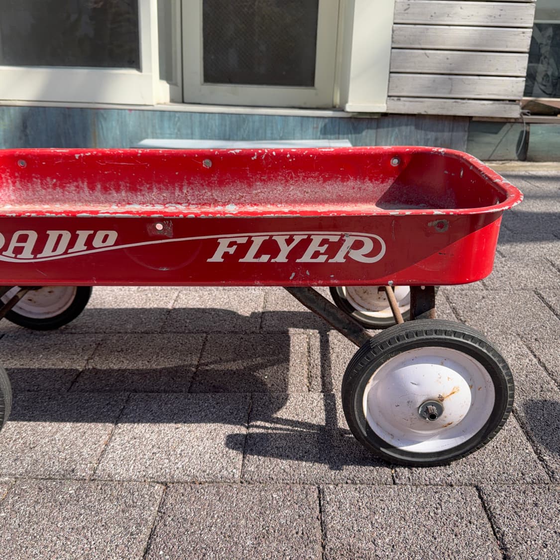 빈티지 소품 1960년 Radio Flyer 미국 철제 웨건 상품이미지3