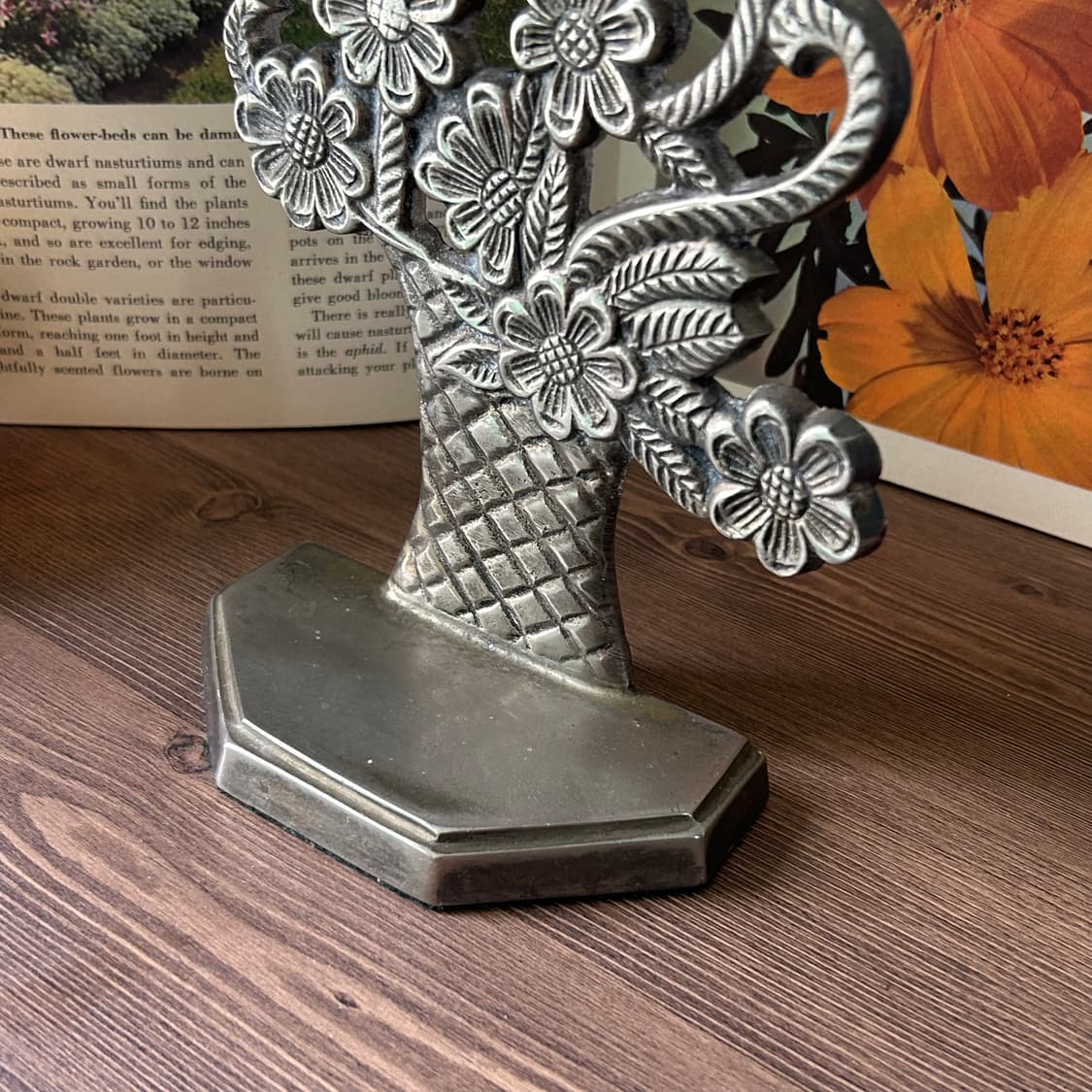 빈티지 북엔드 꽃 오브제  상품이미지5