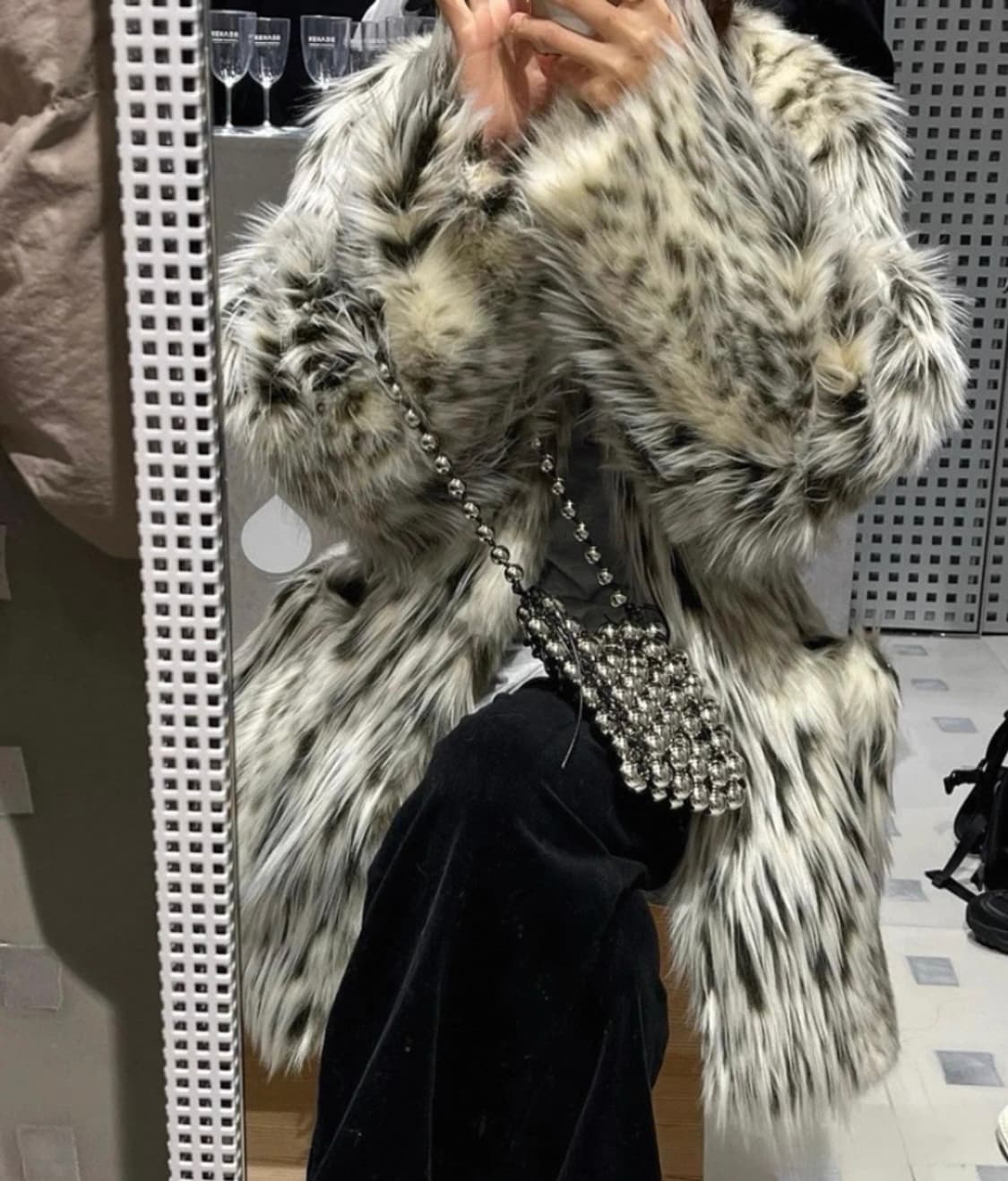 페이크퍼 자켓 M 상품이미지4