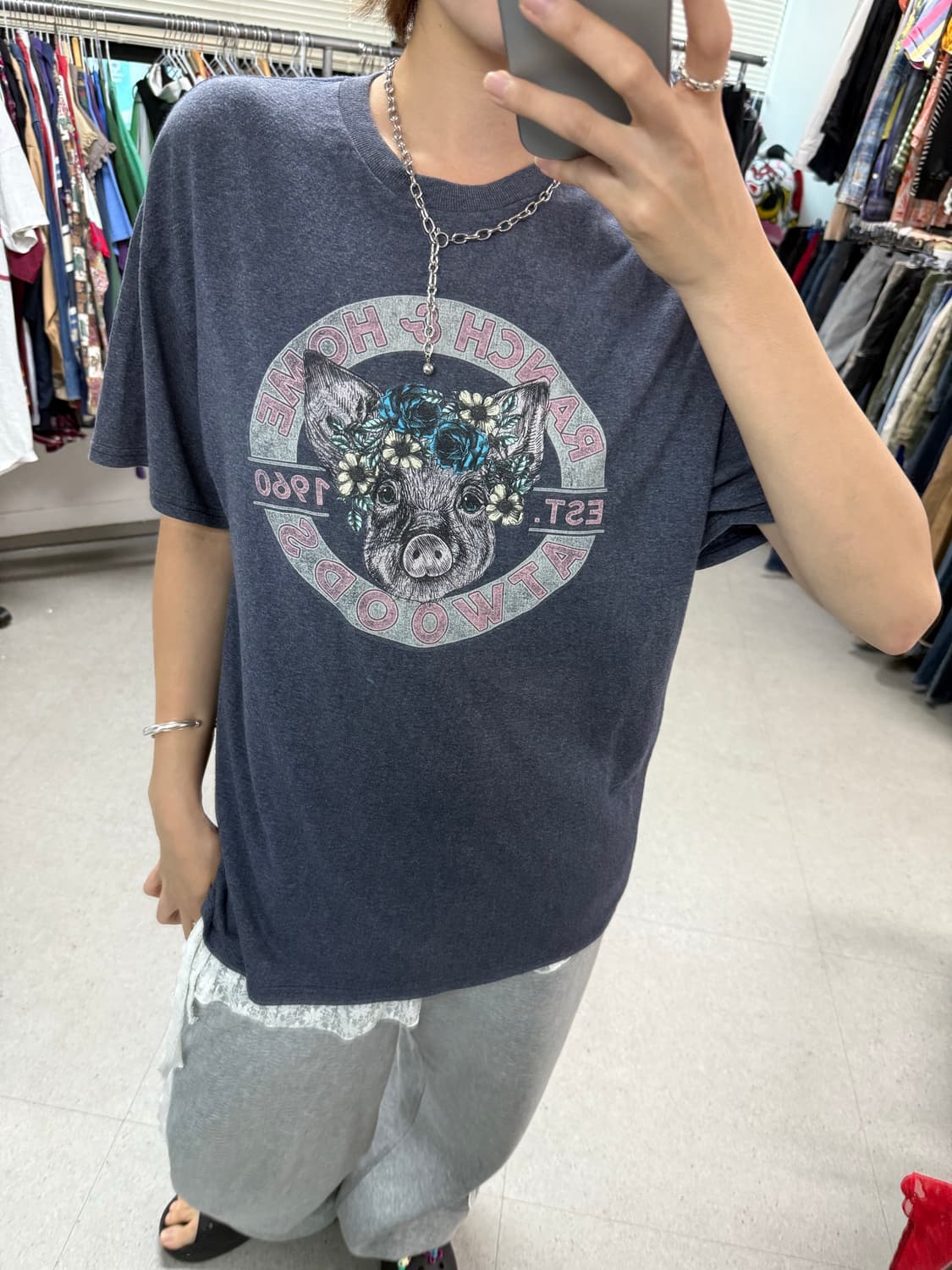 Usa delta print tshirt 델타  상품이미지6