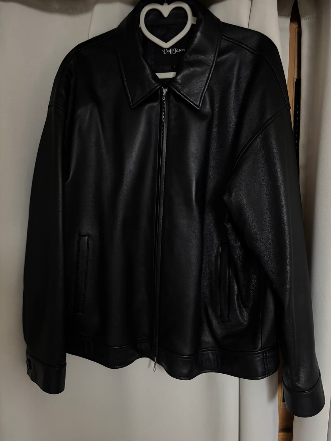 도프제이슨 램스킨 오버핏 싱글 L 상품이미지1