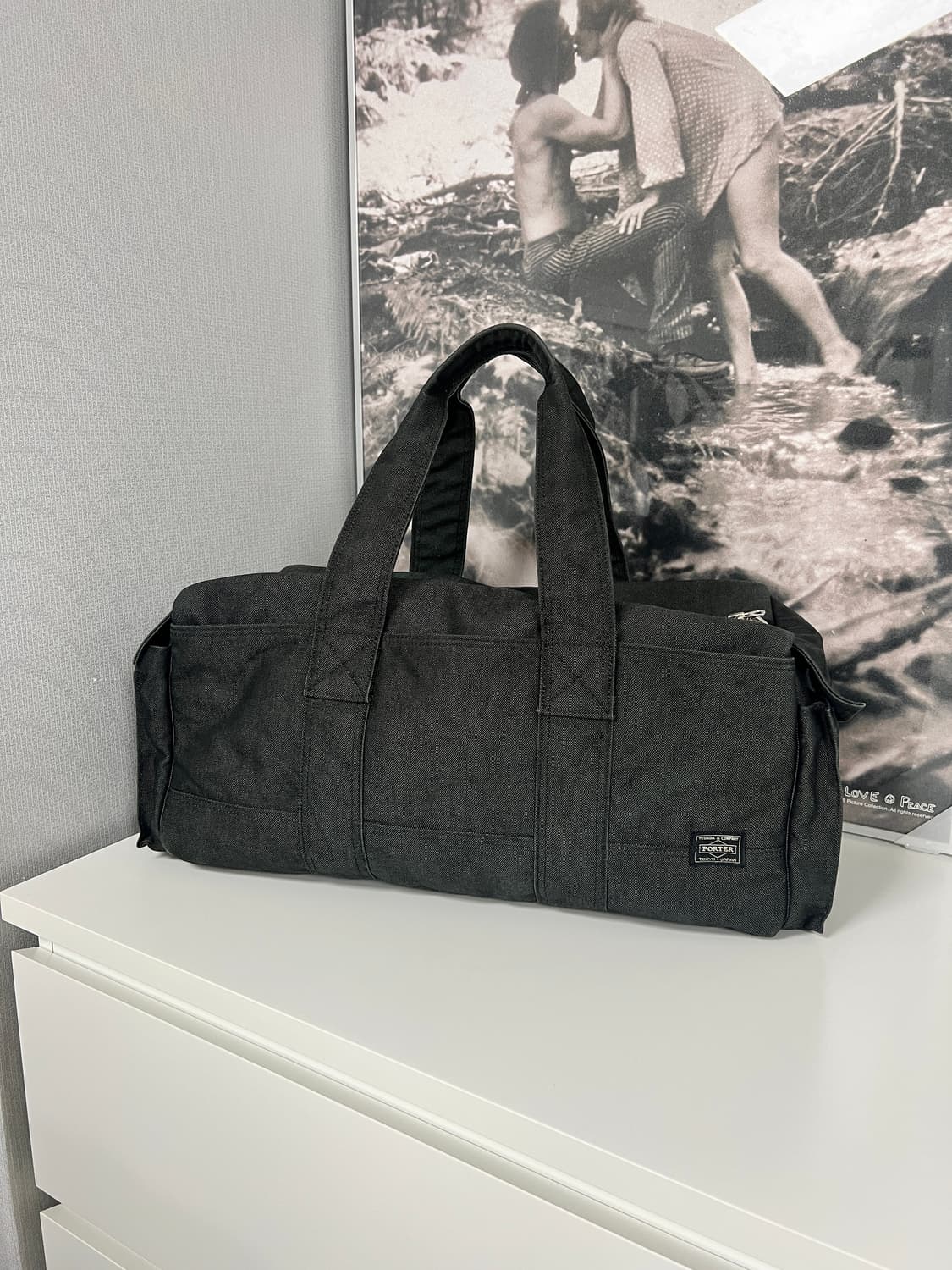 PORTER SMOKY-BOSTON BAG XL (Black) 상품이미지1