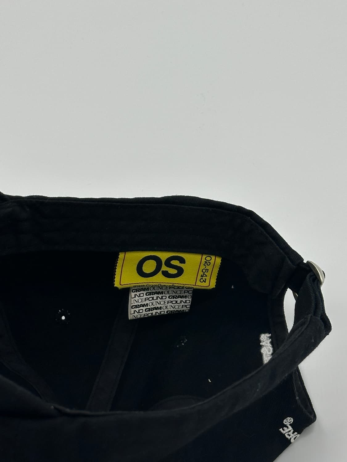 [F] 그램온스파운드 로고 블랙 볼캡 모자 상품이미지6